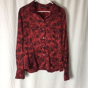 New York & Company 100% Silk Shirt